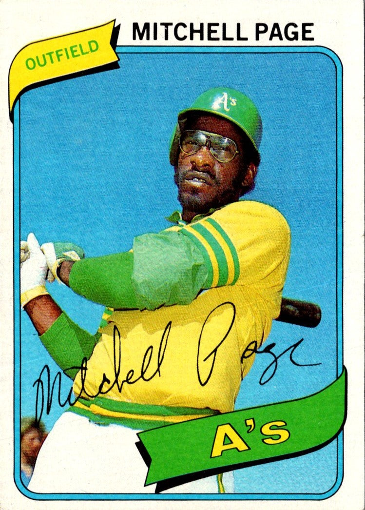 1980 Topps Mitchell Page