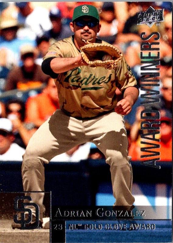 2009 Upper Deck Adrian Gonzalez #960