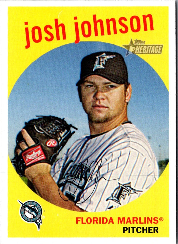 2008 Topps Heritage Josh Johnson #295