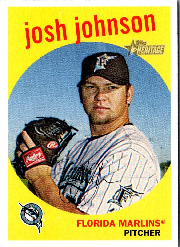 2008 Topps Heritage Josh Johnson