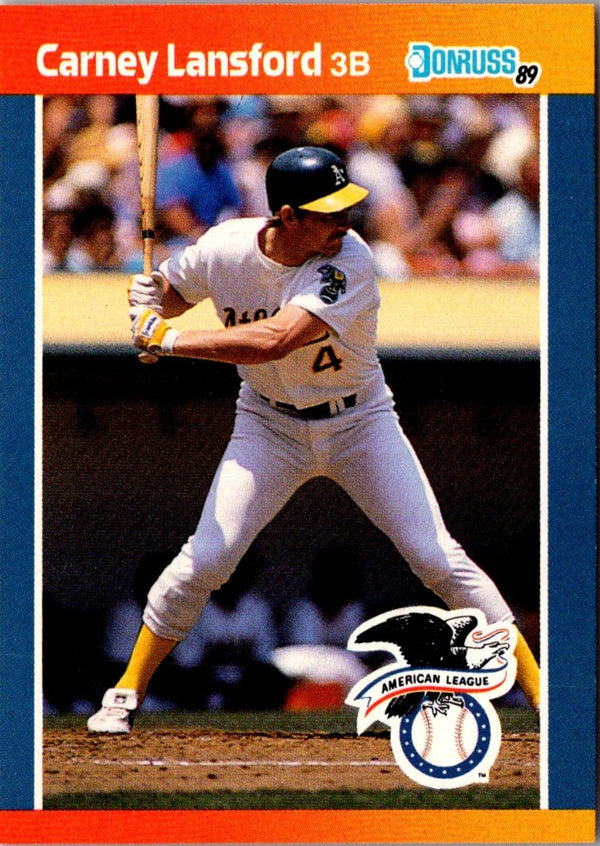 1989 Donruss All-Stars Carney Lansford #17