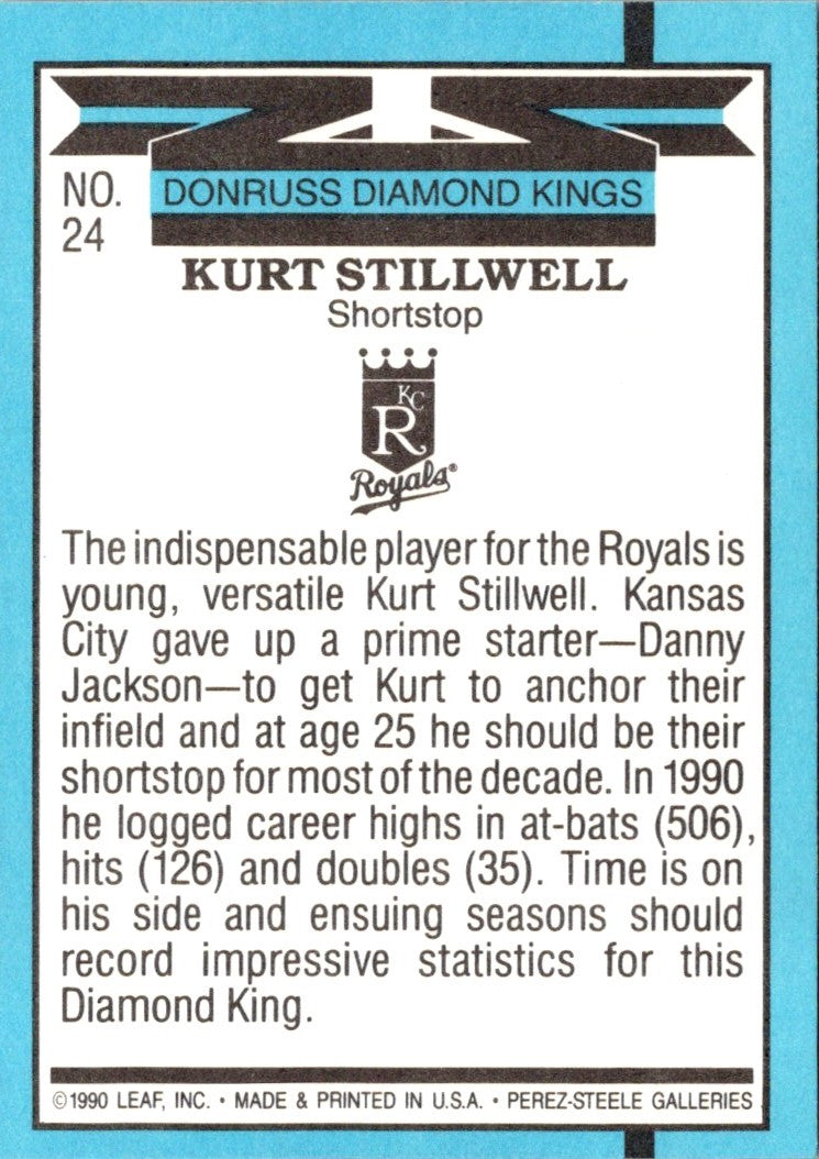 1991 Diamond Kings Kurt Stillwell