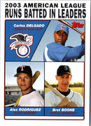 2003 Topps Home Team Advantage Alex Rodriguez/Magglio Ordonez/Miguel Tejada