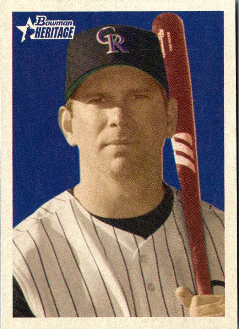 2006 Bowman Heritage Todd Helton