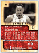 2002 Fleer Genuine Alonzo Mourning