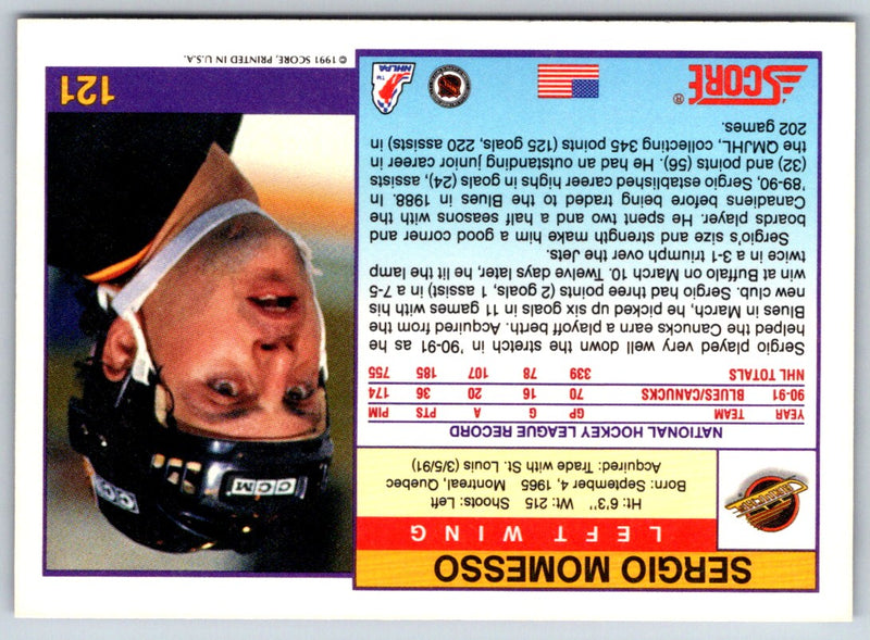 1991 Score American Sergio Momesso