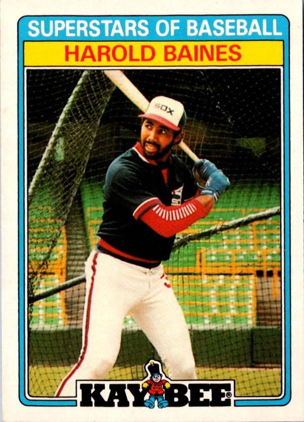 1987 Topps Kay-Bee Superstars of Baseball Harold Baines #1