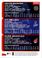2000 Topps Kevin Barker/Kit Pellow/Russell Branyan #208