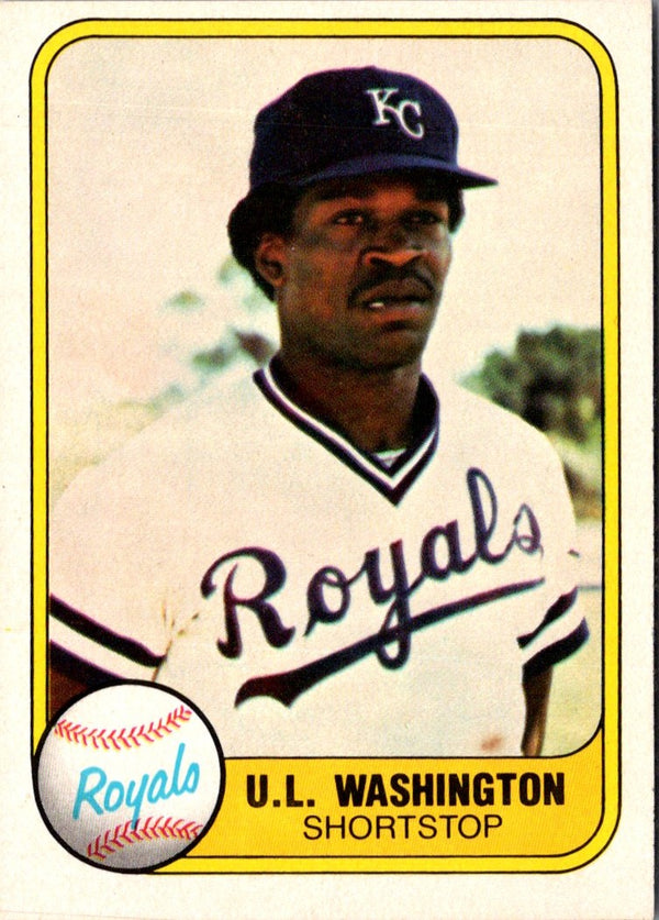 1981 Fleer U.L. Washington #34