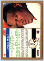 1991 Score Lorenzo White #48