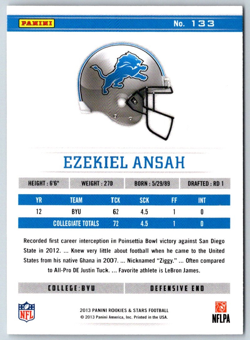 2013 Panini Rookies & Stars Ezekiel Ansah