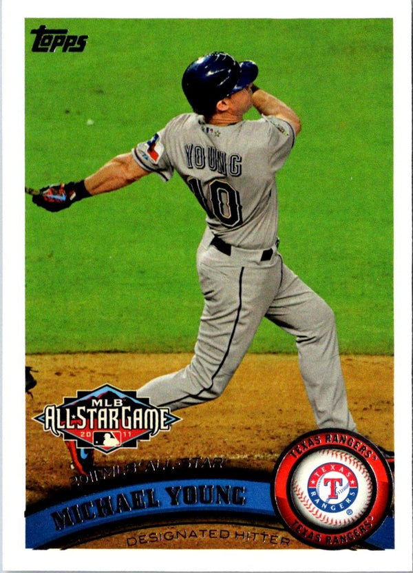 2011 Topps Update Michael Young #US138