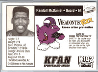 1995 Minnesota Vikings Police Randall McDaniel #2