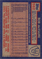 1984 Topps Bob McClure #582