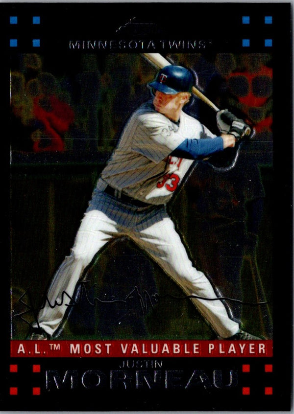 2007 Topps Chrome Justin Morneau #256