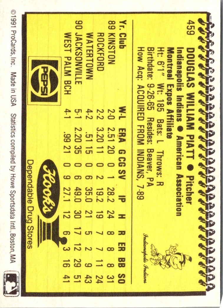 1991 ProCards Doug Piatt