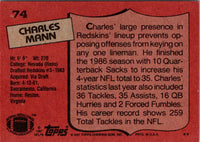 1987 Topps Charles Mann #74