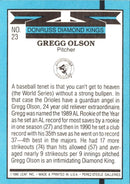 1991 Diamond Kings Gregg Olson