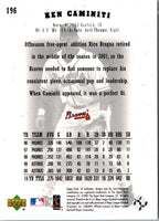 2001 SP Authentic Ken Caminiti #196