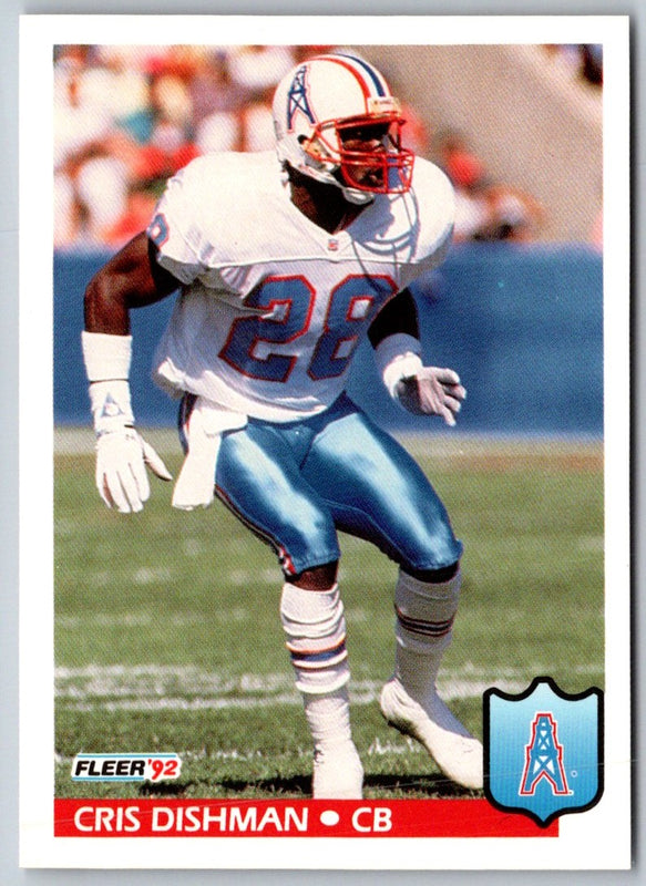 1992 Fleer Cris Dishman #142