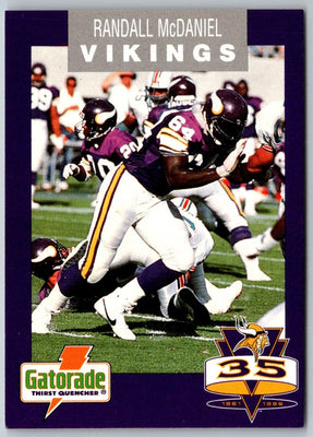 1995 Minnesota Vikings Police Randall McDaniel #2
