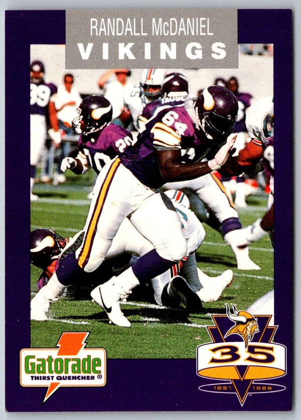 1995 Minnesota Vikings Police Randall McDaniel #2