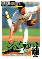 1994 Collector's Choice Todd Van Poppel #279 Silver Signature