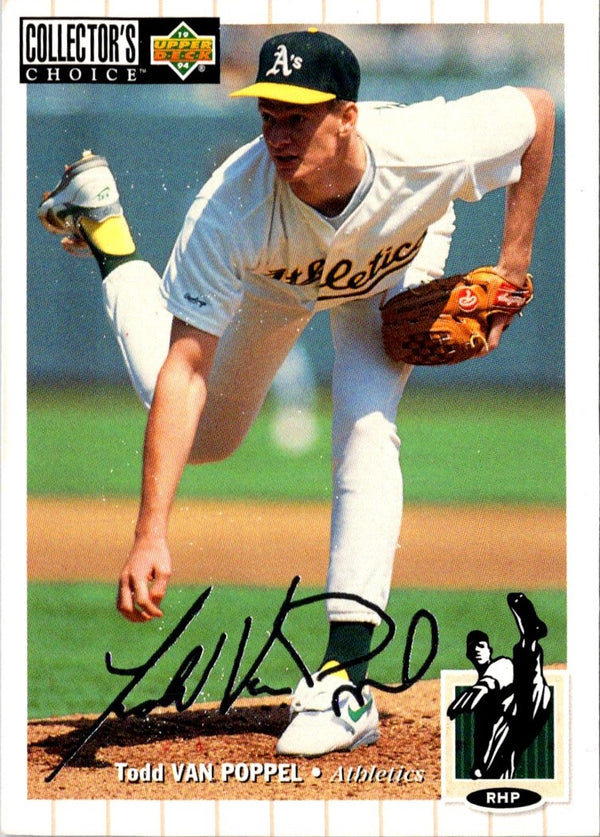 1994 Collector's Choice Todd Van Poppel #279 Silver Signature