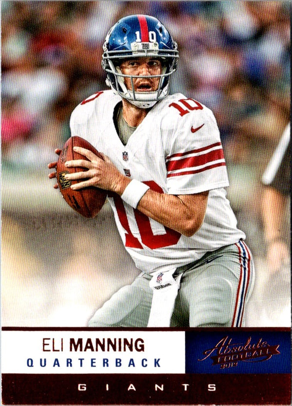 2012 Panini Absolute Eli Manning #66