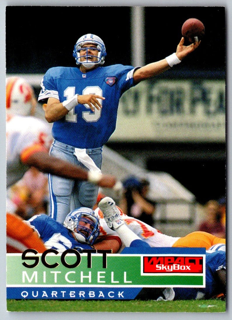 1995 SkyBox Impact Scott Mitchell