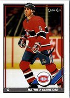 1991 O-Pee-Chee Mathieu Schneider #392
