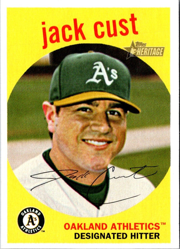 2008 Topps Heritage Jack Cust #100