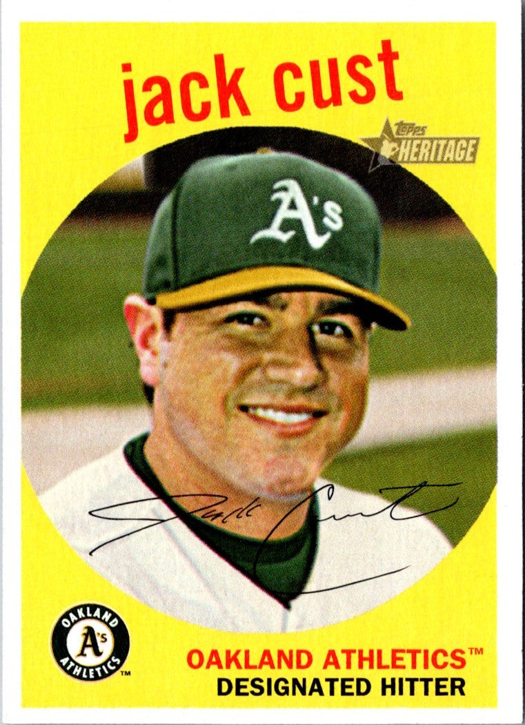 2008 Topps Heritage Jack Cust