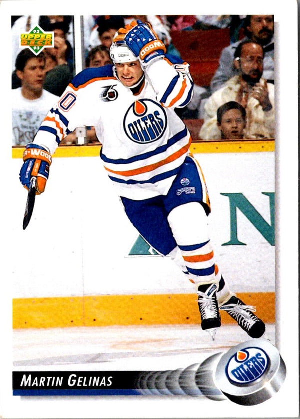 1992 Upper Deck Martin Gelinas #282