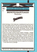 1988 Donruss Super Diamond Kings Benito Santiago #3