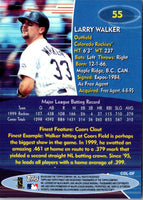 2000 Finest Larry Walker #55