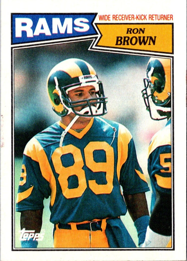 1987 Topps Ron Brown #148