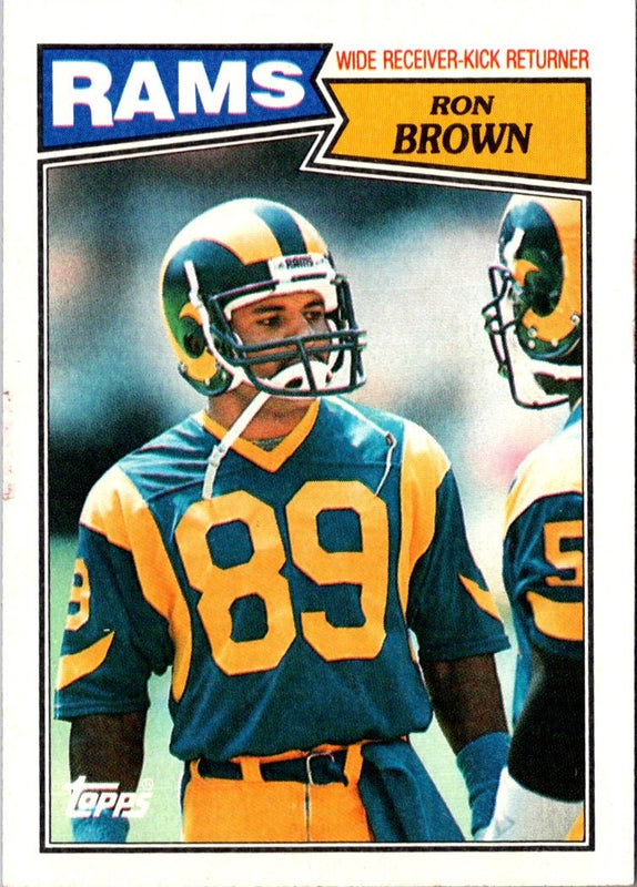 1987 Topps Ron Brown #148