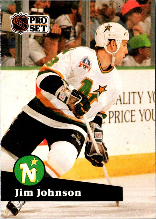 1991 Pro Set Jim Johnson #116