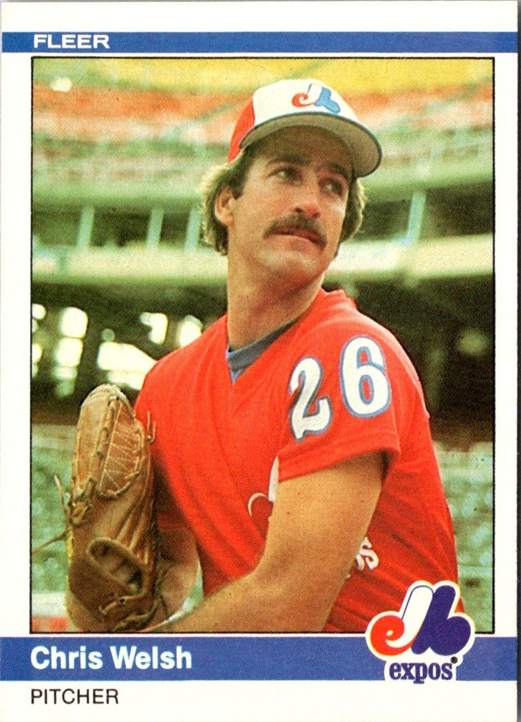 1984 Fleer Chris Welsh