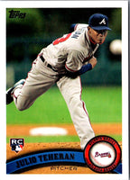 2011 Topps Update Julio Teheran #US152 Rookie