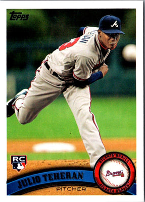 2011 Topps Update Julio Teheran #US152 Rookie