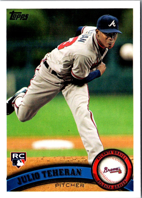 2011 Topps Update Julio Teheran #US152 Rookie