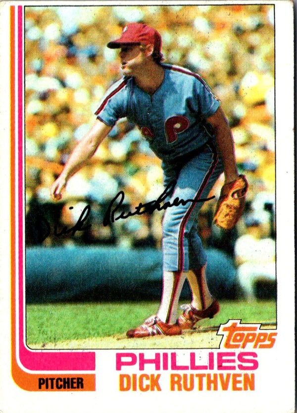 1982 Topps Dick Ruthven #317