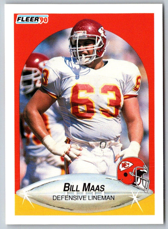 1990 Fleer Bill Maas #203