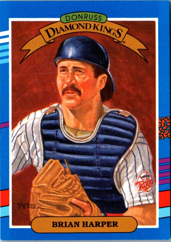 1991 Diamond Kings Brian Harper #22
