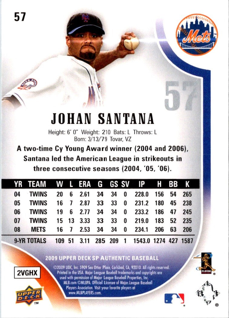 2008 Bowman Chrome Johan Santana