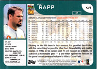 2001 Topps Pat Rapp #98