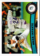 2011 Topps Update Omar Infante