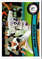 2011 Topps Update Omar Infante #US149